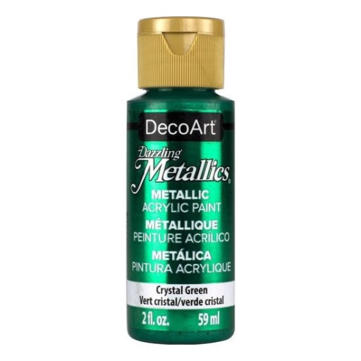FARBA METALICZNA Dazzling Metalics - Crystal Green DAO76 zielona