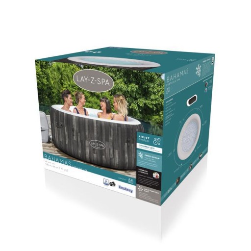Надувной бассейн Garden Spa LAY-Z-SPA с гидромассажем Bestway 120 форсунок с подогревом