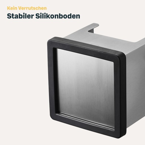 SILBERTHAL Abklopfbehälter für Siebträger Edelstahl - Version 2.0 - Tampers