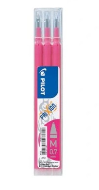Wkład Pilot Frixion 0,7 mm RÓŻOWY - 3 sztuki