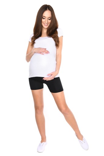 MijaCulture legginsy spodenki ciążowe M012 1b