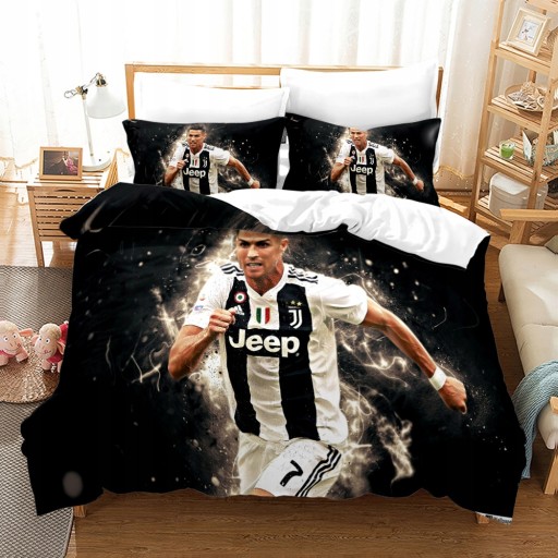 3D КОМПЛЕКТ ПОСТЕЛЬНОГО ПРИНАДЛЕЖНОСТИ CRISTIANO RONALDO 160x200