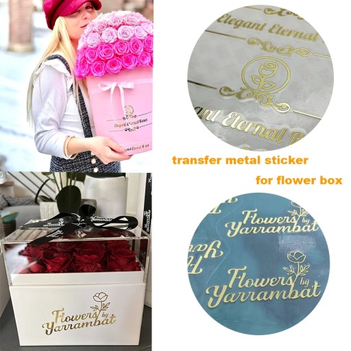 Metalowa naklejka na samochód etykieta transferowa własne logo 3m mocny winyl złoty srebrny