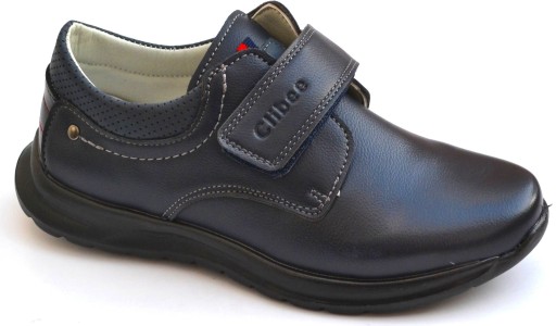 MOKASYNY Trzewiki Półbuty skóra rzep R-36-23,8cm