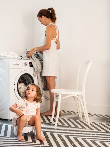 КРЫШКА ДЛЯ УНИТАЗА Potty 2в1 БЕЛЫЙ И СИНИЙ POTETTE PLUS