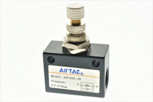 ДРОССЕЛЬНЫЙ И ОБРАТНЫЙ КЛАПАН AIRTAC ASC20008 1/4-1/4
