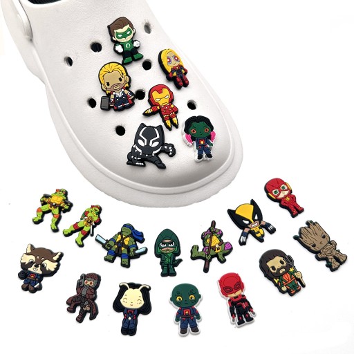Przypinka Superbohater Ant-Man Marvel do Crocs butów telefonu torebki