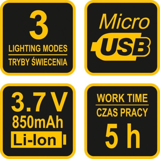 НАГАРНЫЙ ФОНАР XPE CREE 3W+4 SMD СВЕТОДИОДНЫЙ АККУМУЛЯТОР. 88677 Ворел