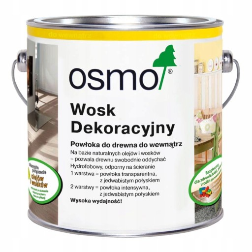 Osmo 3103 Wosk dekoracyjny,olej 2,5L Jasny dąb