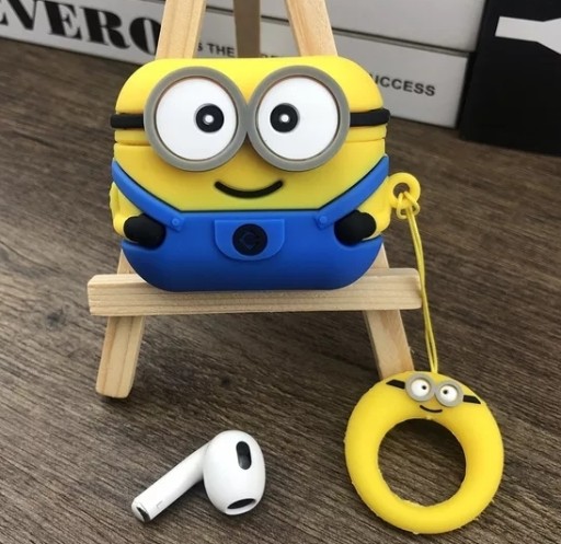 Чехол CARTOON для наушников AirPods 3 minion