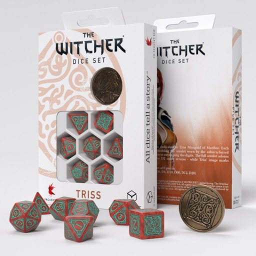 Q-WORKSHOP THE WITCHER Ведьмак Трисс РПГ Кости
