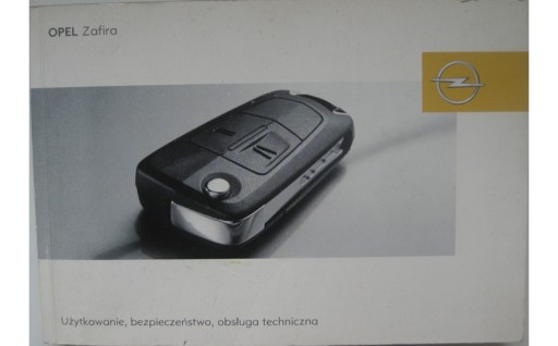 OPEL ZAFIRA B 2005-2008 Руководство по эксплуатации польское оригинал 08/2005