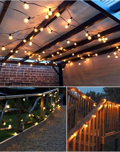 Садовый светильник GIRLAND SOLAR LED WARM WHITE