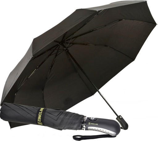 PARASOLKA MĘSKA PARASOL MĘSKI DAMSKI MOCNY CZARNY DUŻY 120CM AUTOMAT UNISEX