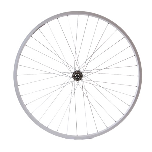 LEKKIE KOŁO ROWEROWE 28 PRZÓD ALUMINIOWE SREBRNE