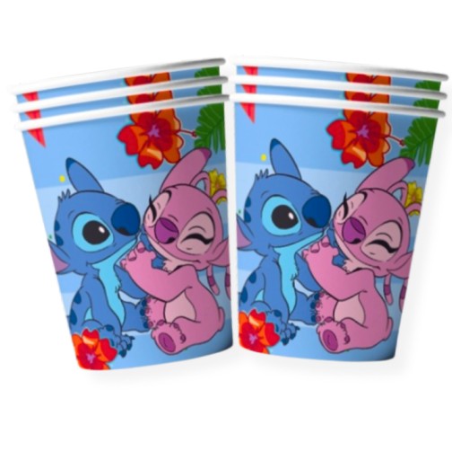 Набор на день рождения LILO & STITCH КРУЖКИ ТАРЕЛКИ 20 шт. Lilo & Stitch на день рождения