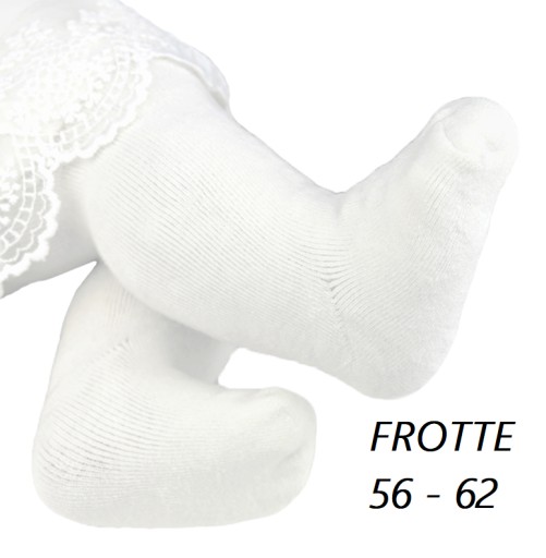Ecru - rajstopki na zimę FROTTE (Rozmiar: 56 - 62)