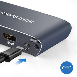 ROZDZIELACZ PRZEŁĄCZNIK 3x HDMI 4K HDMI2.0 4K@60HZ