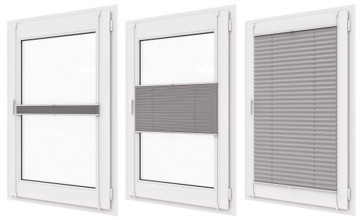 TERMO серебристая PLISA LUX рулонная штора плиссе 102x150см