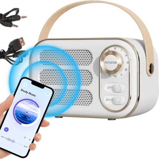 FM BLUETOOTH КУХОННОЕ РАДИО ПЕРЕЗАРЯЖАЕМОЕ USB ПОРТАТИВНОЕ РЕТРО КАРМАННОЕ