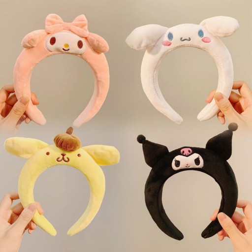 Кавайная повязка для волос Sanrio My Melody Kuromi Cinn