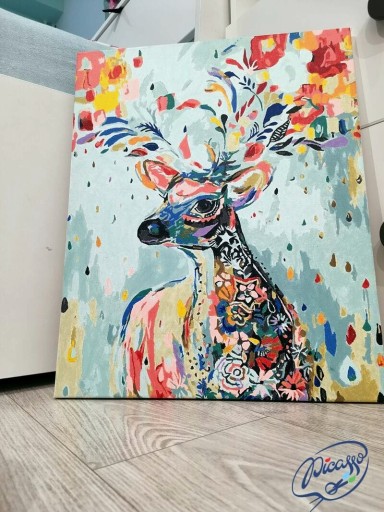 Покраска по ipicasso numbers 40x50 см на раме
