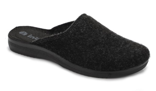Inblu Slippers Домашние мужские мужские удобные флопки -шлепанцы черные 44