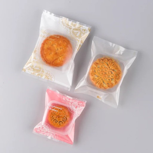 LBSISI Life 100 шт./лот 9x11,5 см 50 г пакеты с горячей запечаткой Mooncake ручной работы