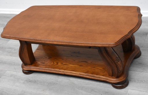 СТИЛЬНАЯ МАССИВНАЯ ДУБОВАЯ СКАМЬЯ С ЯЩИКОМ h45x120x56см