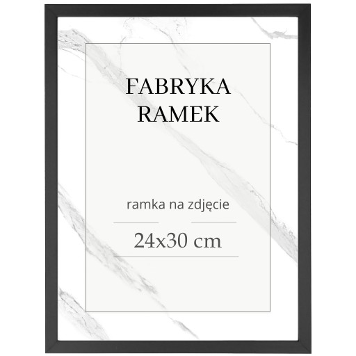 Рамка для фото 24х30, черная фоторамка