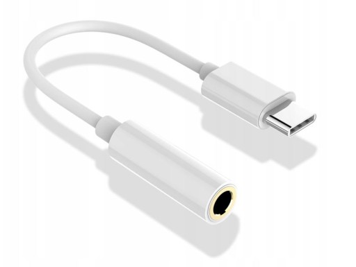 ADAPTER USB-C MINI JACK 3,5MM PRZEJŚCIÓWKA KABEL AUX DO SAMSUNG APPLE