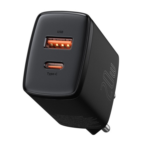 ŁADOWARKA SIECIOWA SZYBKA USB USB-C 20W PD BASEUS
