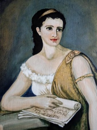 Картина картина Каллиопа, муза поэзии, мифологии