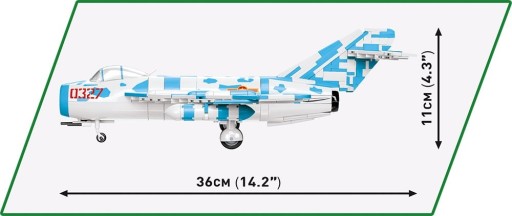 COBI 2424 МиГ-17 ФРЕСКА ИСТРЕБИТЕЛИ НАТО