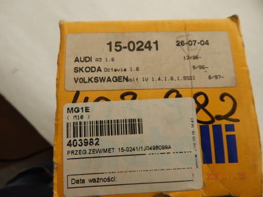 Przegub zewnętrzny Metelli Audi A3 1J0498099A