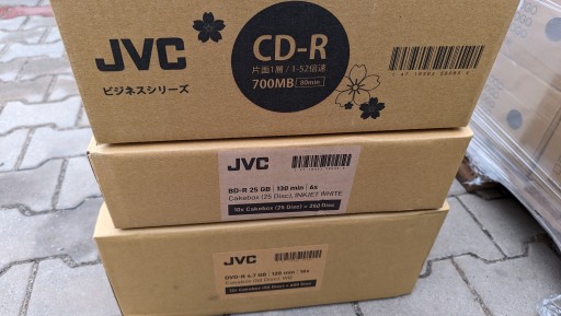 JVC CD-R 700MB x52 Printable 1szt koperta CD