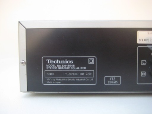 SH-8046 Графический эквалайзер Technics Эквалайзер c1