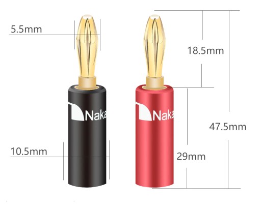 NAKAMICHI OFC СПИКЕРНЫЙ КАБЕЛЬ 2x1,5мм БАНАН 3м