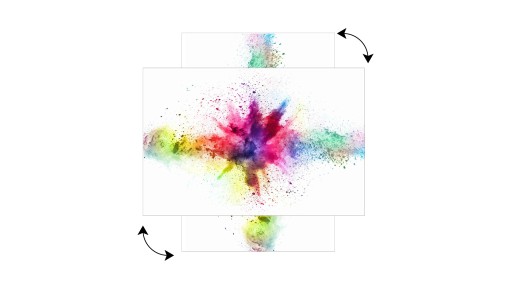 Metalowa tablica magnetyczna HOLI 90x60cm na magnesy + zestaw