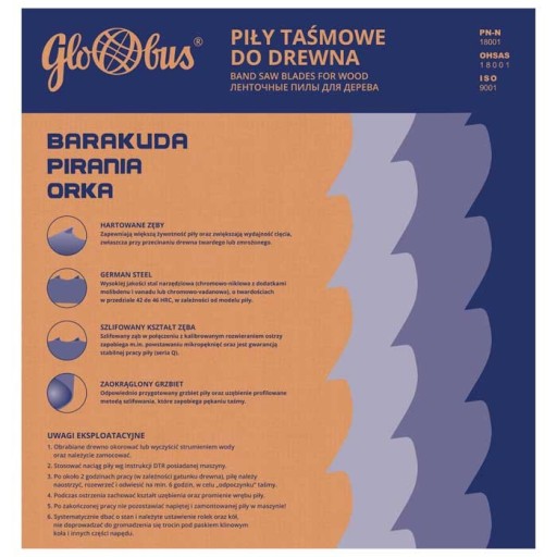Barakuda Q/Hors/4005x35x1.1/22 для резки свежей древесины