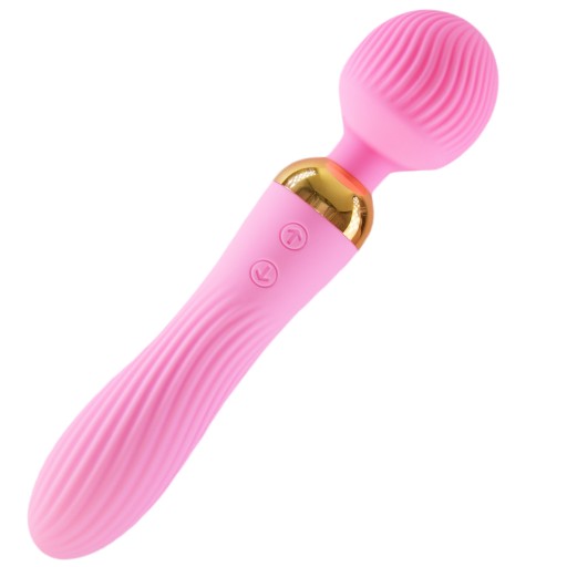 Wibrator Damski Ekskluzywny Masażer Dwustronny 2w1 Dildo
