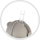 CANPOL СЕРЕБРЯНАЯ КРУЖКА С УВЕСЕННОЙ СОЛОМОЧНОЙ БУТЫЛКОЙ 6м