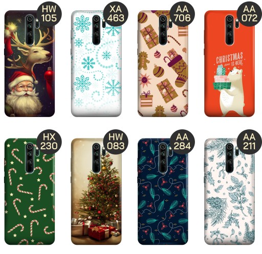 ETUI DO XIAOMI REDMI NOTE 8 PRO WZORY ŚWIĄTECZNE CHRISTMASS ŚWIĘTA OBUDOWA
