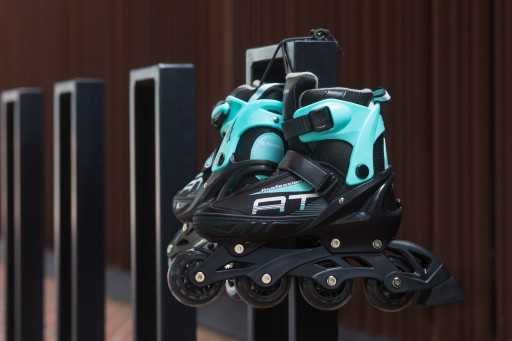 Роликовые коньки Роликовые коньки 4в1 Регулируемые RAVEN Profession Black/Mint 38-42