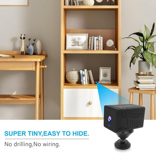 Беспроводная камера Wi-Fi 4K, секретная камера наблюдения