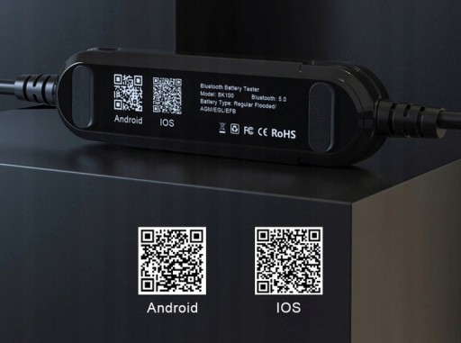 ТЕСТЕР АККУМУЛЯТОРА 6 В 12 В Bluetooth 5.0, польский
