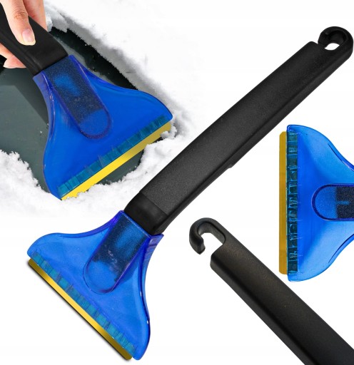SKROBACZKA DO SZYB LODU ŚNIEGU MOSIĘŻNA SKROBAK METALOWY DŁUGA 28,5CM MOCNA