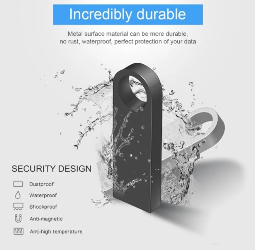 PENDRIVE PAMIEĆ PRZENOŚNA CZARNY 2GB 2.0