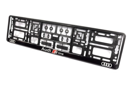РАМКА НОМЕРНОГО ЗНАКА AUDI SLINE 1 шт.