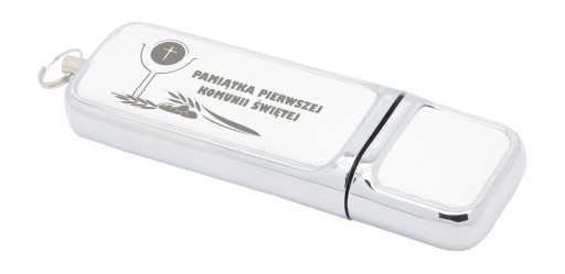 Кожаная флешка Первое Святое Причастие 8 ГБ USB 2.0 + гравировка причастия